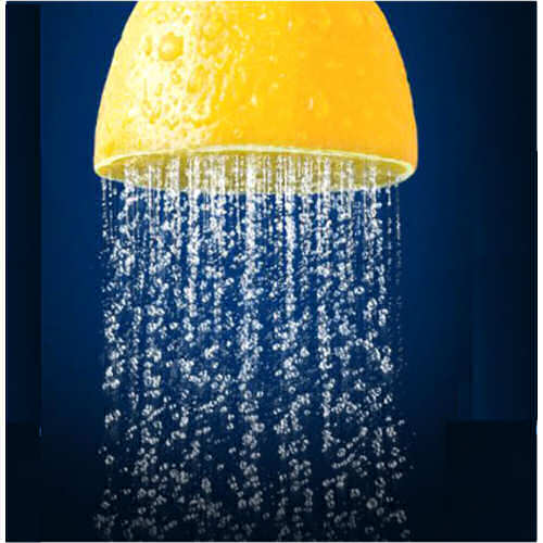 Vita C Aroma Duschkopf, Vita C Aroma-Cocktail Filter gelartige Vitamin-C-Zitronen Aroma-Cocktail vermischt sich Duschwasser, Vita C Gelfilter natürliches Vitamin C Ionisiert mit gut 410.000 Anionen pro cm³